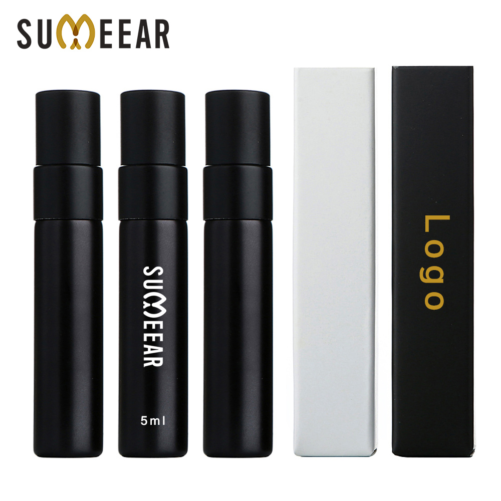 Perfume Decant Sample - 50/100 stuks 5 ml matzwarte parfumfles