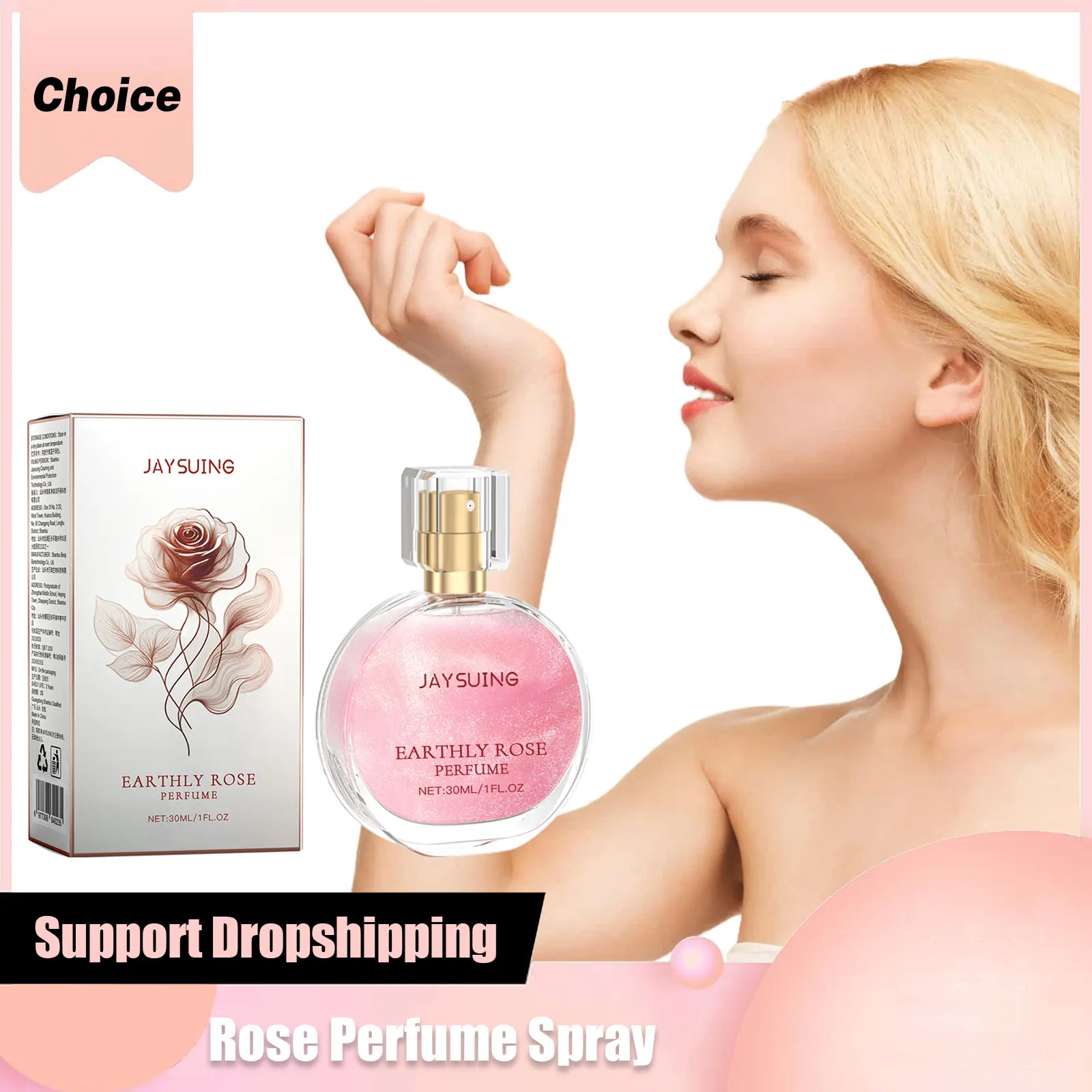 Perfume Zara Pink Flambe - Parfum Womens Langdurige Enchanter Rose Bloemen