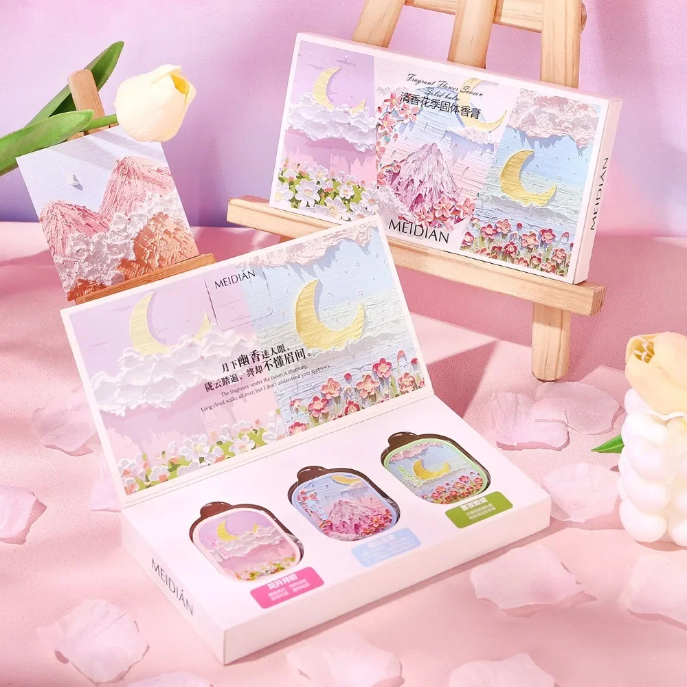 Perfume Zara Pink Flambe - Romantische Bloem Effen Parfum Balsem Box