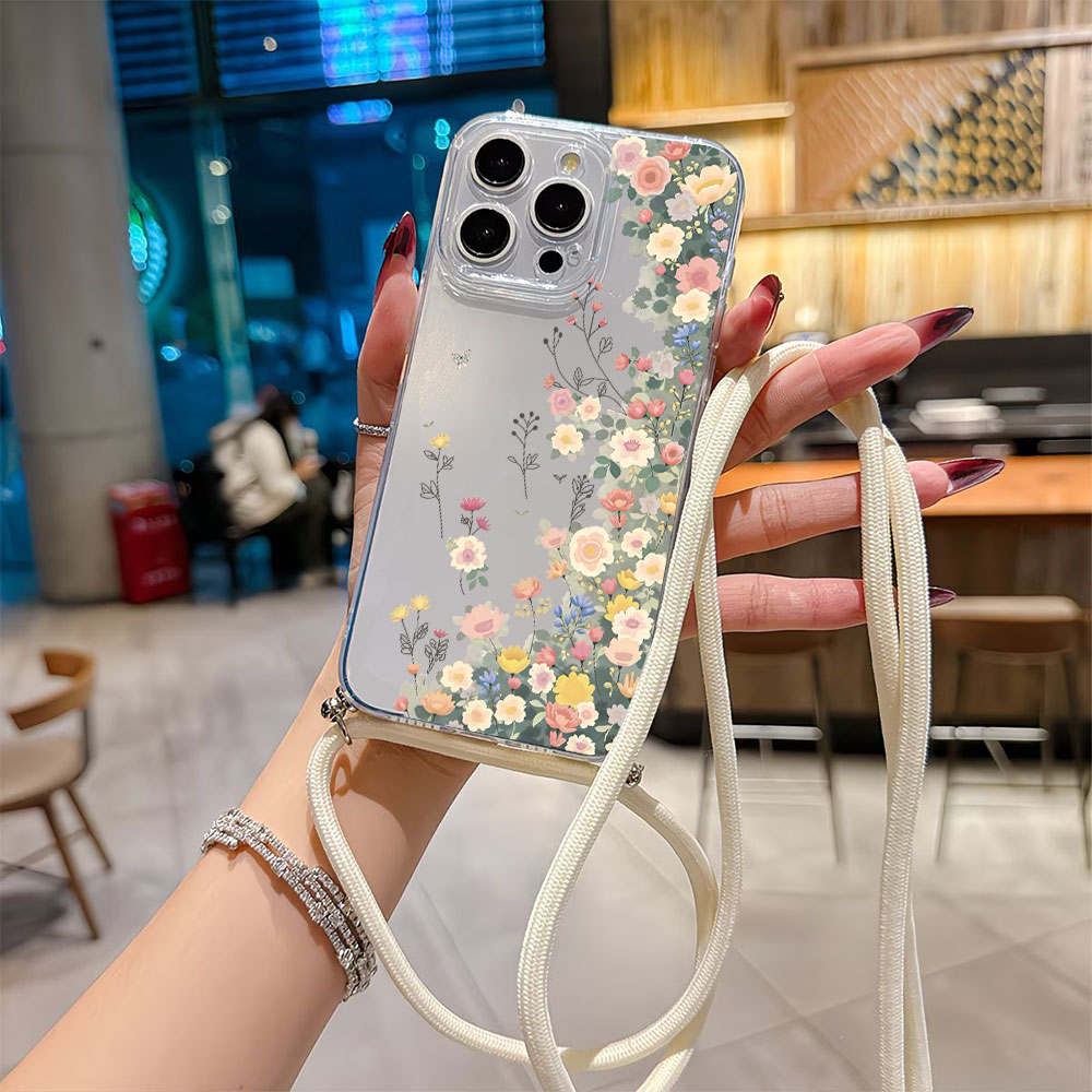Perfume Pure Xs - Crossbody lanyard telefoonhoesje voor iPhone 17