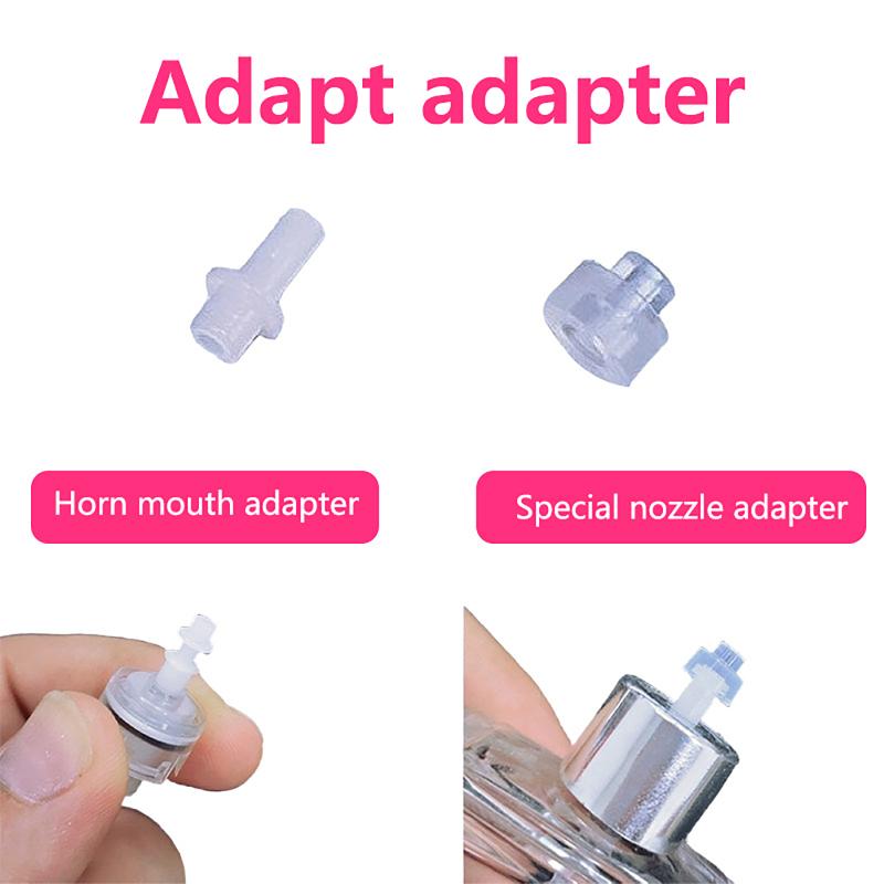 Perfume Fragrance Dispenser - Parfumflesadapter 2 stuks Hoornmondstuk Connector Geen