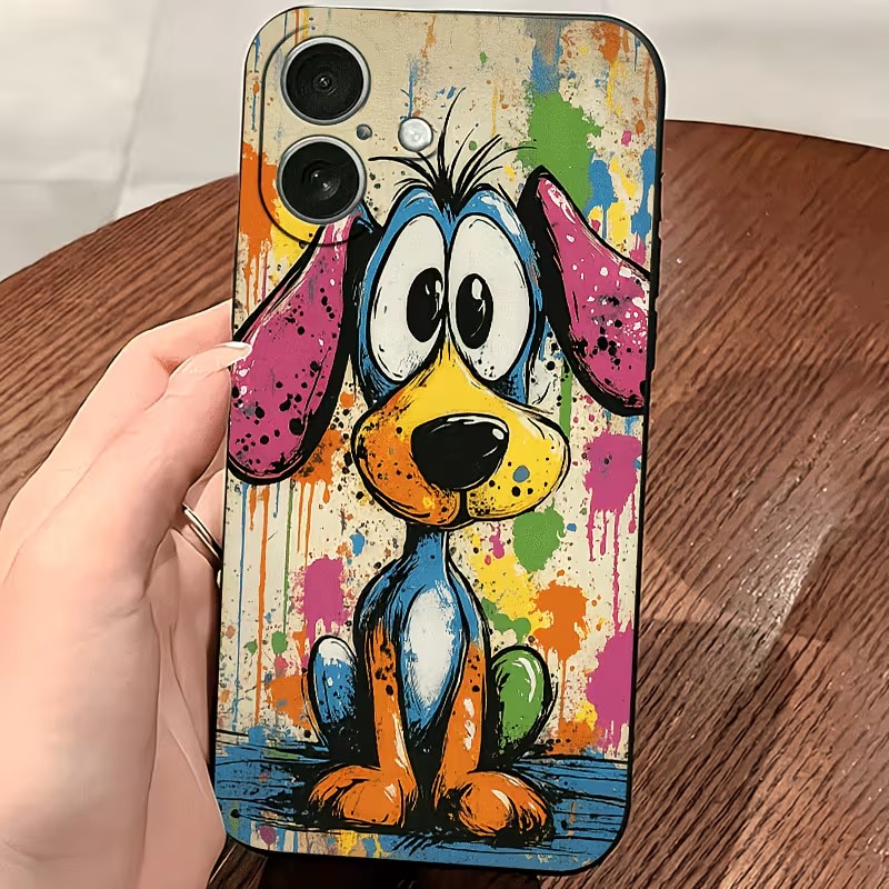 Graffiti gekleurde puppy TPU t - Perfume Pure Xs recensie en prijs
