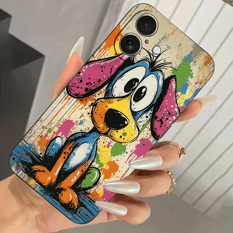 Graffiti gekleurde puppy TPU t - Perfume Pure Xs recensie en prijs