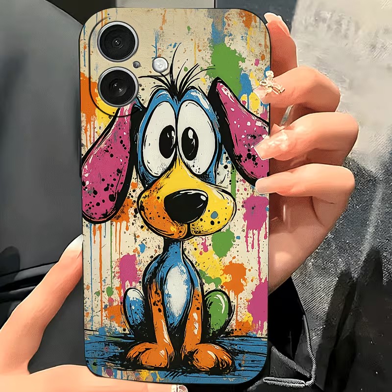 Graffiti gekleurde puppy TPU t - Perfume Pure Xs recensie en prijs
