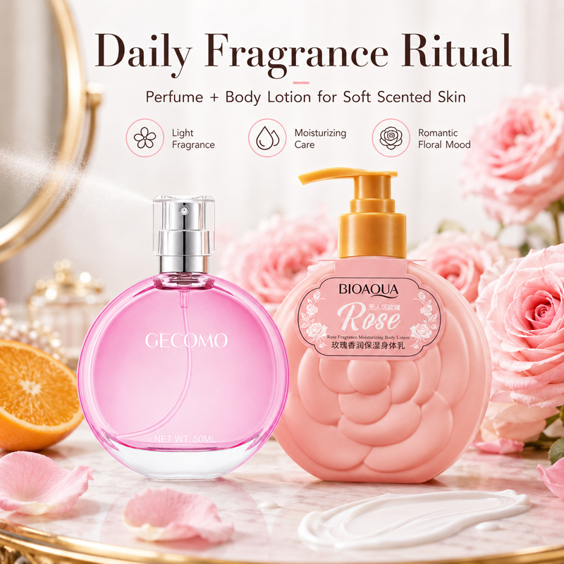 GECOMO Damesparfumset 50ml + R - Perfume Fragrance Body Lotion recensie en prijs